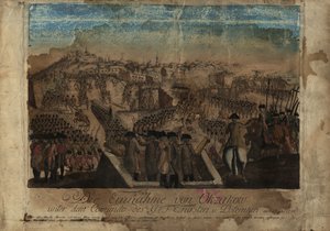 1788年12月17日，格里高利-波坦金亲王捕获奥恰科夫，1788年。