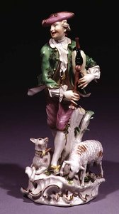 Meissen牧羊人用风笛（瓷器）