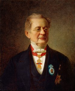 大臣亚历山大·M·戈尔恰科夫王子的画像，1867年。 作者 约翰·科勒（Johann Koler）