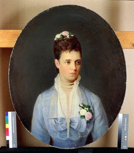 俄罗斯女皇Maria Fyodorovna（1847-1928）的肖像