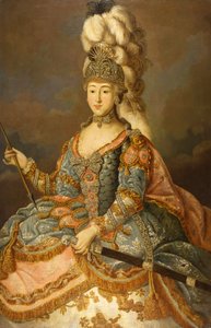 伯爵夫人安娜·彼得罗夫纳·谢列梅捷娃的肖像1744-1768，1769年。