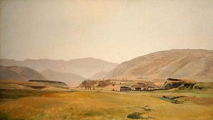坎帕尼亚风景（布面硬板油画）