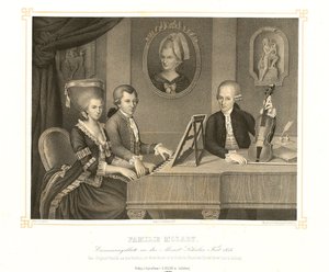莫扎特家族 作者 Johann Nepomuk Croce della
