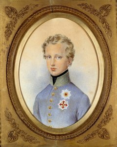 Reichstadt 公爵（1811-1832）的肖像，拿破仑一世和奥地利的 Marie Louise 的儿子 Johann Nepomuk Ender（1793-1854）的绘画 1830 年私人收藏 - 拿破仑之子 Reichstadt 公爵（1811-1832）的肖像 我和澳大利亚的玛丽·路易斯