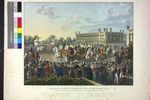 1814 年 4 月 15 日弗兰茨一世皇帝在巴黎的动人威严