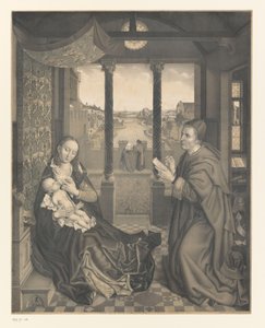 圣卢克画了带着孩子的玛丽 Boisserée 兄弟收藏的作品（系列名称） Galerie des Frères Boisserée（系列名称）