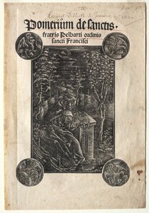 特梅斯瓦尔的佩尔巴特在花园里学习，1620年。 作者 约翰·奥特马尔
