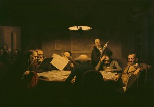 阅览室，1843年