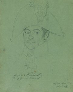 Pyotr Mikhaylovich Volkonsky王子1776-1852年，1814年。 作者 约翰·彼得·克拉夫特