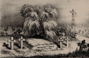 莫扎特的严重问题。根据莫扎特的遗孀自己的原始信件，1856年。 作者 约翰·里特·冯·卢卡姆