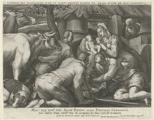 牧羊人的崇拜 作者 哈科波·巴萨诺（Jacopo Bassano）