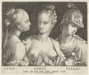 朱诺，密涅瓦中的金星
Ivno Venvs Pallas（物体上的标题） 作者 约翰·萨德勒（一）