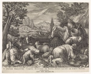 亚伯拉罕的召唤 作者 哈科波·巴萨诺（Jacopo Bassano）