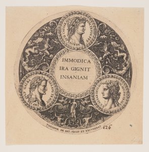 Immodica Ira Gignit Insaniam，塔兹室内设计 作者 约翰·西奥多·德·布里