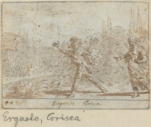 Ergasto和Corisca，1640年。