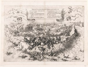 奥斯特韦尔战役，1567 年
Pugna ad Osteruelam, Margarita Parmensi Gubernatrice.1567 年（物品上的标题）