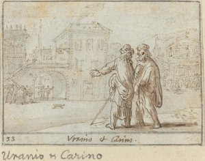 乌拉尼奥和卡里诺，1640年。 作者 Johann Wilhelm Baur