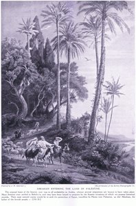 亚伯拉罕于公元前2250年进入巴勒斯坦土地