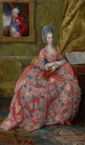奥地利的Archduchess玛丽亚Amalia的画象，帕尔马公爵夫人，c.1778