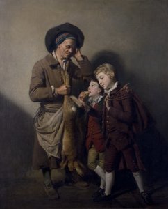 波特和野兔，1768年 作者 约翰·约瑟夫·佐凡尼