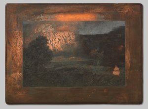 羊群景观 作者 Johannes Arnoldus Boland（艺术家签名）