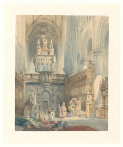 科肯特勒 作者 Johannes Bosboom (signed by artist)