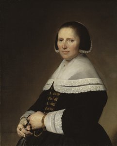 一个女人的肖像，1648年