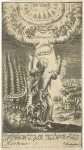 女人被带入天堂 作者 Johannes Drappentier（1669 年至 1713 年之前）