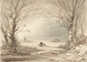 冬天的风景》，1854年。