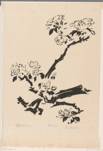 Appelbloesem（对象的原始标题） 作者 Johannes Frederik Engelbert 十克洛斯特（艺术家签名）