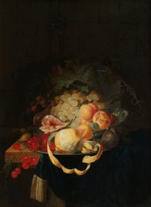 水果静物画 作者 约翰尼斯·汉诺特（Johannes Hannot）