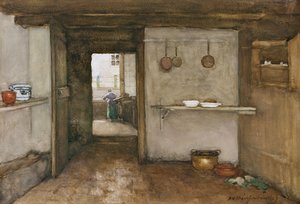 厨房内部，c.1899