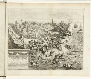 奥斯特韦尔战役，1567 年
奥斯特韦尔战役（物品上的标题）
佛兰德斯战争（系列标题） 作者 Johannes Jacobsz van den Aveele