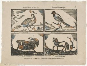Ziet dees beesten mee haar vier / Made to our pleyzier（标题见实物） 作者 约翰内斯·坎内维特 (II)
