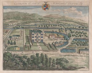 伊辛顿，纳撒尼尔-史蒂文斯的座位，[1712年]1768年再版。 作者 约翰尼斯·基普（Johannes Kip）