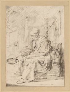 煎饼女郎，1768年。