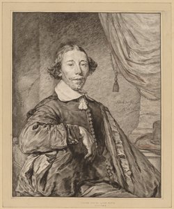 坐着的人的画像，1771年。