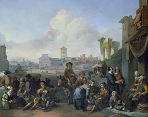 罗马的观点，1668年