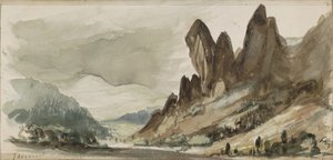 图林根山区景观 作者 约翰内斯·塔文拉特