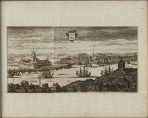Vue de Vyborg (Russie) - View of Vyborg, by Aveelen, Johannes van den (1655-1727). Copper engraving, Between 1667 and 1700. Nationalmuseum Stockholm 作者 约翰内斯·范·德·阿韦勒