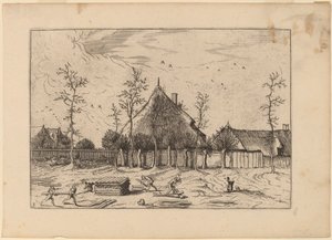 农场 作者 Johannes 和 Lucas van Doetechum 在《小景观大师》之后