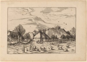 农场 作者 Johannes 和 Lucas van Doetechum 在《小景观大师》之后
