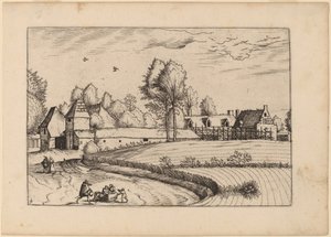 乡村住宅 作者 Johannes van Doetechum，长老和卢卡斯