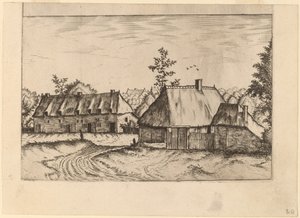 农场和排屋 作者 Johannes van Doetechum，长老和卢卡斯