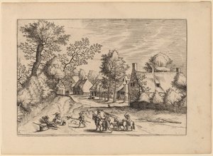 村道 作者 Johannes van Doetechum，长老和卢卡斯