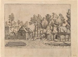 村街 作者 Johannes van Doetechum，长老和卢卡斯