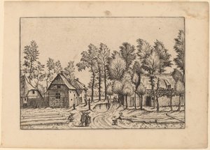村街 作者 Johannes van Doetechum，长老和卢卡斯