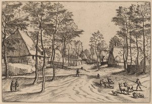 村街 作者 Johannes van Doetechum，长老和卢卡斯