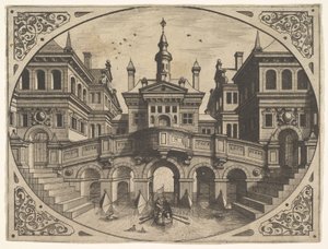 图版来自Scenographiae...，1560年。