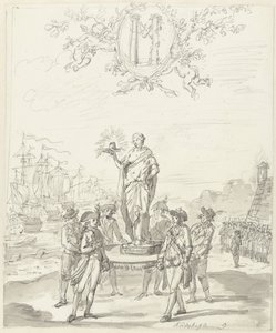 总装备部，卡迪克广场装饰，1795 年 作者 Johannes van Dregt（拒绝归因）